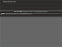 Tablet Screenshot of fingerdrums.de